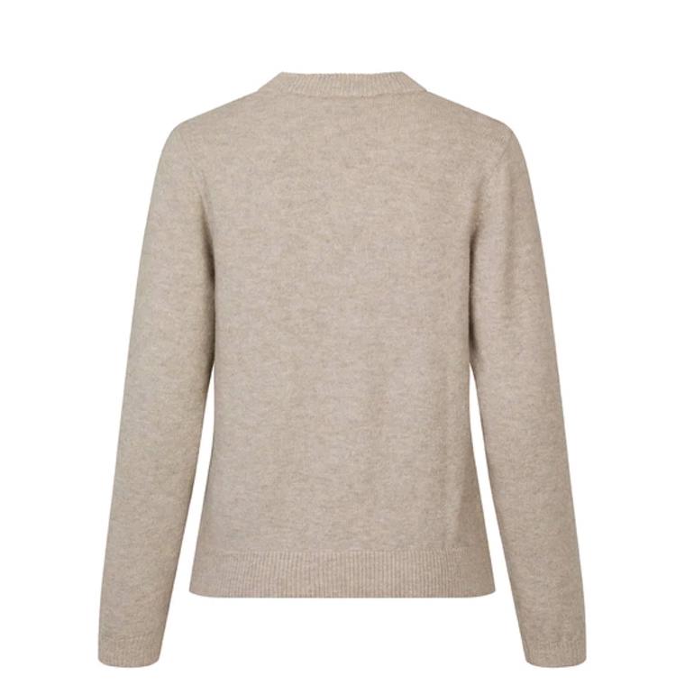Modtström AnnaMD O-Neck Strik, Summer Sand 